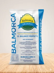 Alimento concentrado balanceado para animales Balmorca Granpec en Agroaguacates, tienda agropecuaria en Guatire.